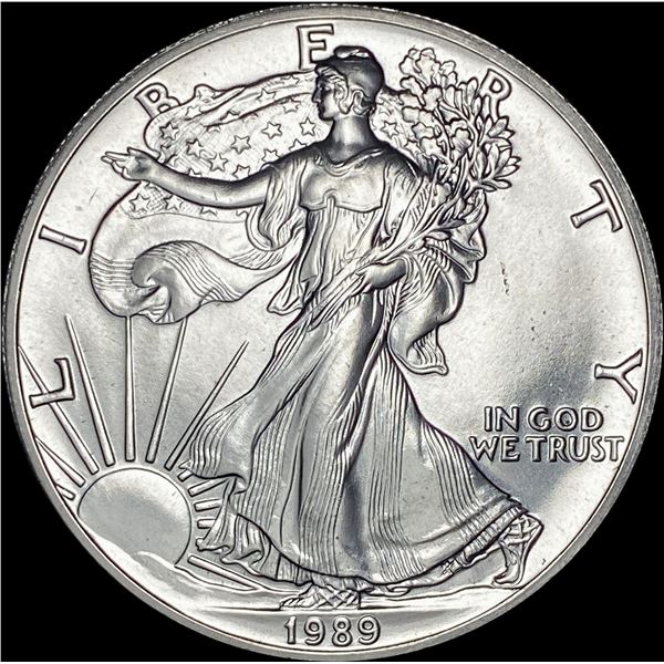 1989 Silver American Eagle $1 SUPERB GEM BU