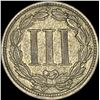 Image 2 : 1867 Nickel Three-Cent Piece NEARLY UNCIRCULATED
