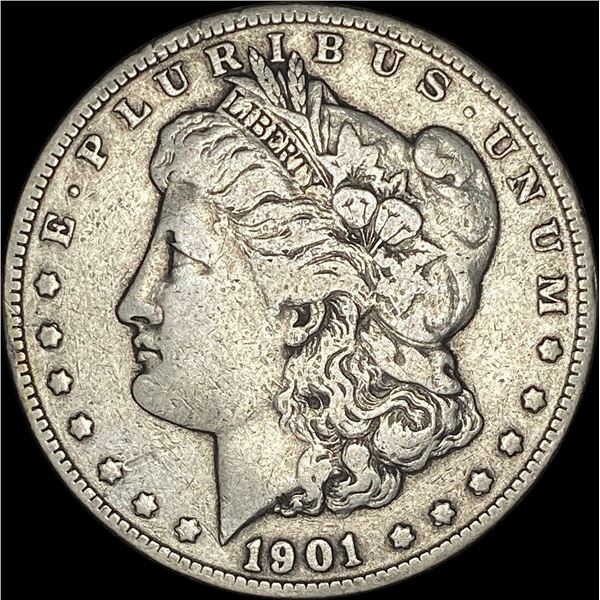 1901-S Silver Morgan Dollar LIGHTLY CIRCULATED