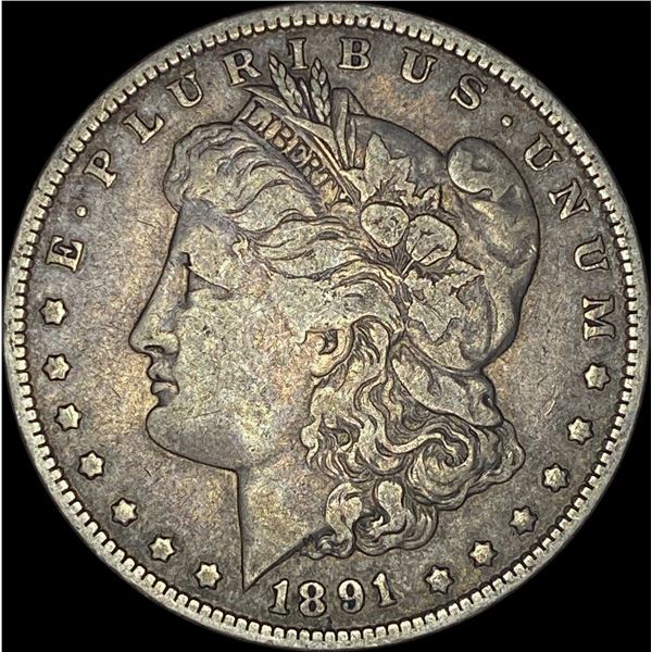 1891-O Silver Morgan Dollar LIGHTLY CIRCULATED