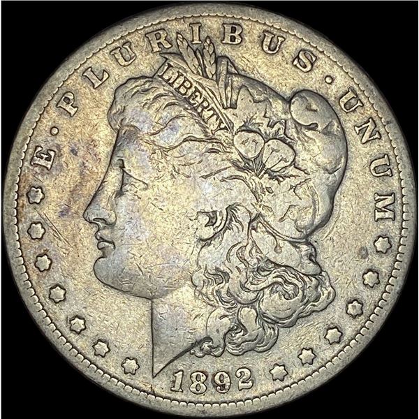 1892-S Silver Morgan Dollar LIGHTLY CIRCULATED