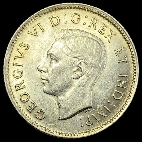 1937 Canada Silver 25 Cents UNCIRCULATED