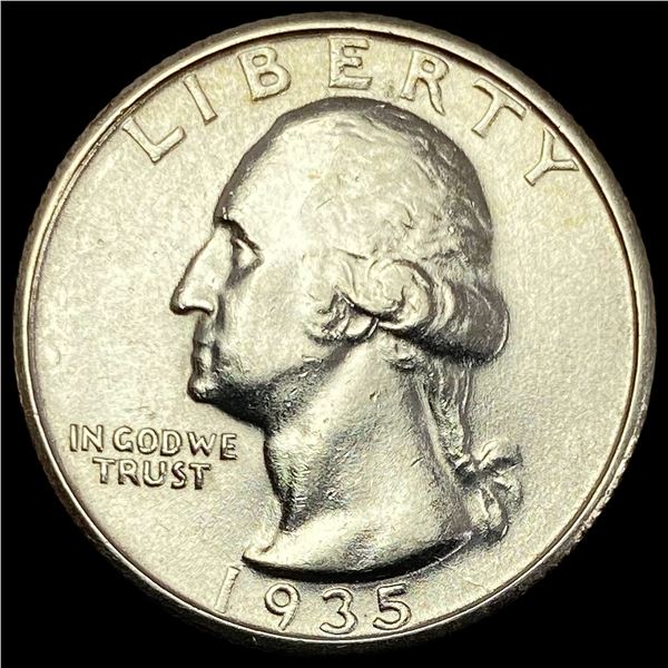 1935-S Silver Washington Quarter UNCIRCULATED
