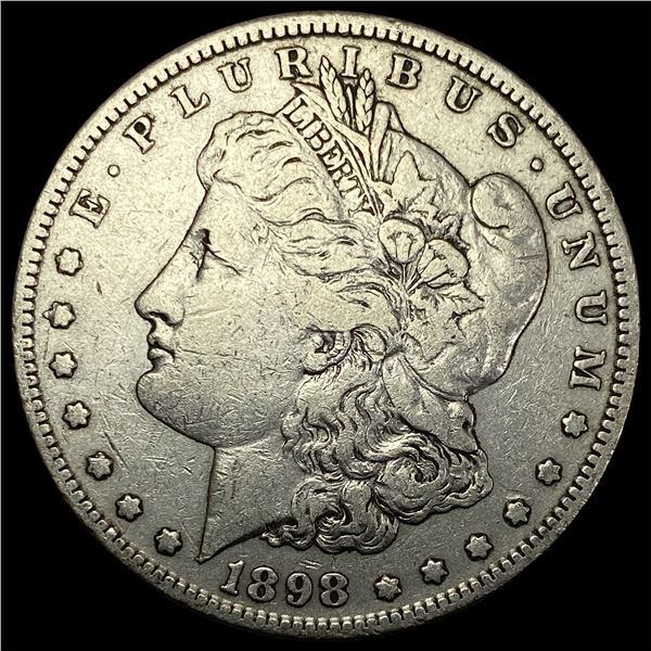 1898-S Silver Morgan Dollar LIGHTLY CIRCULATED