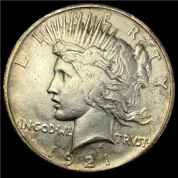1921 Silver Peace Dollar CLOSELY UNCIRCULATED