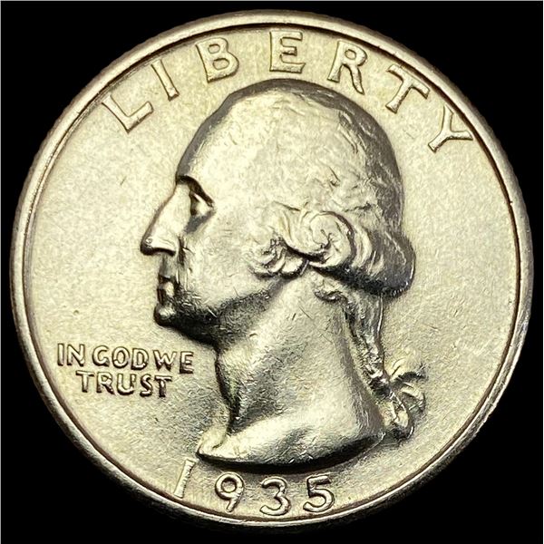 1935-S Silver Washington Quarter UNCIRCULATED