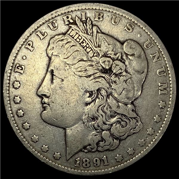 1891-O Silver Morgan Dollar LIGHTLY CIRCULATED