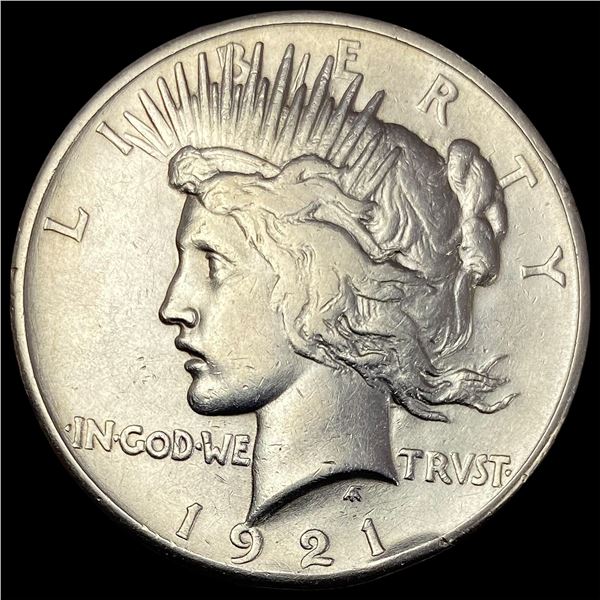 1921 Silver Peace Dollar NEARLY UNCIRCULATED