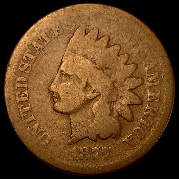 1877 Indian Head Cent NICELY CIRCULATED