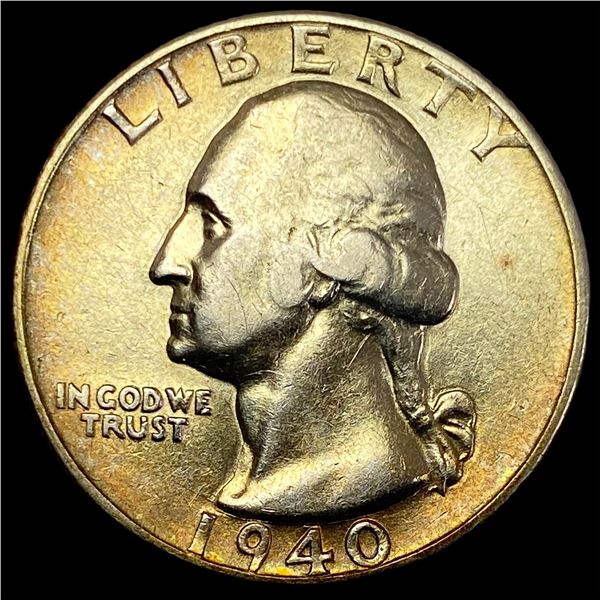 1940-D Silver Washington Quarter UNCIRCULATED