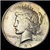 Image 1 : 1921 Silver Peace Dollar CLOSELY UNCIRCULATED