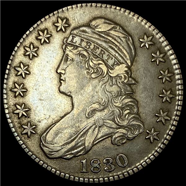 1830 Capped Bust Half Dollar CLOSELY UNCIRCULATED