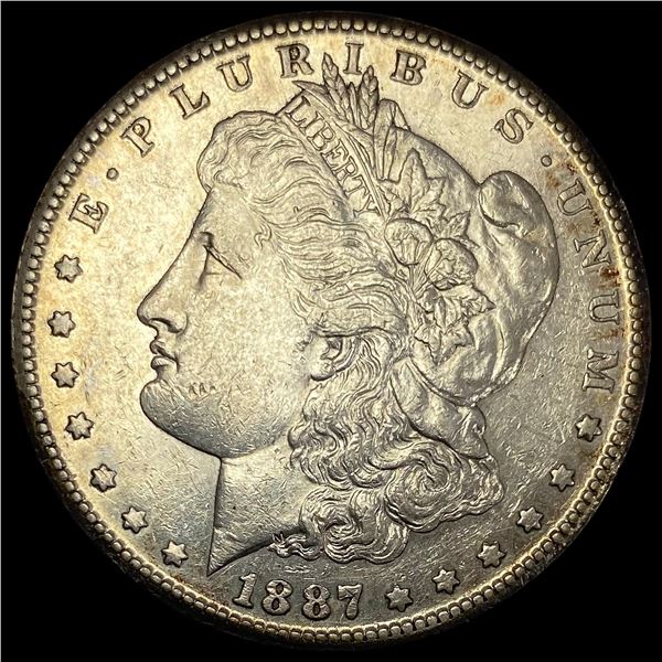 1887-S Silver Morgan Dollar CLOSELY UNCIRCULATED