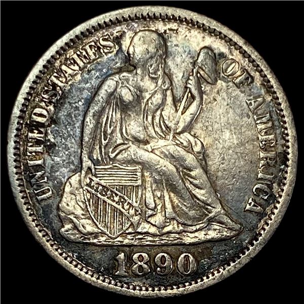1890 Seated Liberty Dime CLOSELY UNCIRCULATED
