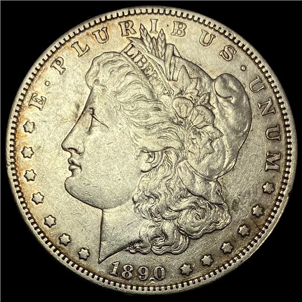 1890-S Silver Morgan Dollar NEARLY UNCIRCULATED