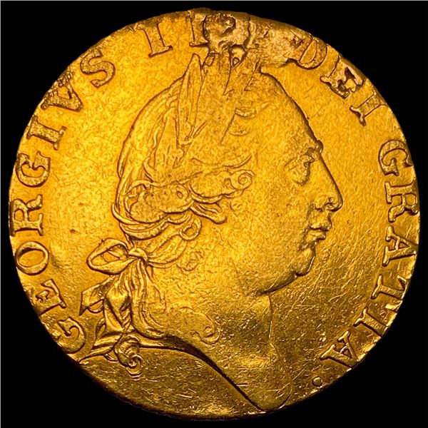 1787 Gold Guinea Great Britain .2462oz NEAR UNC