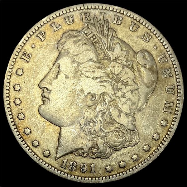 1891-O Silver Morgan Dollar LIGHTLY CIRCULATED