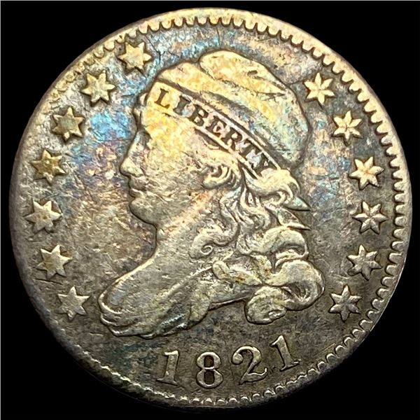 1821 Capped Bust Dime LIGHTLY CIRCULATED