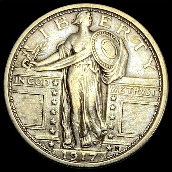 1917 TI Type 1 Standing Liberty Quarter CLOSELY UNCIRCULATED