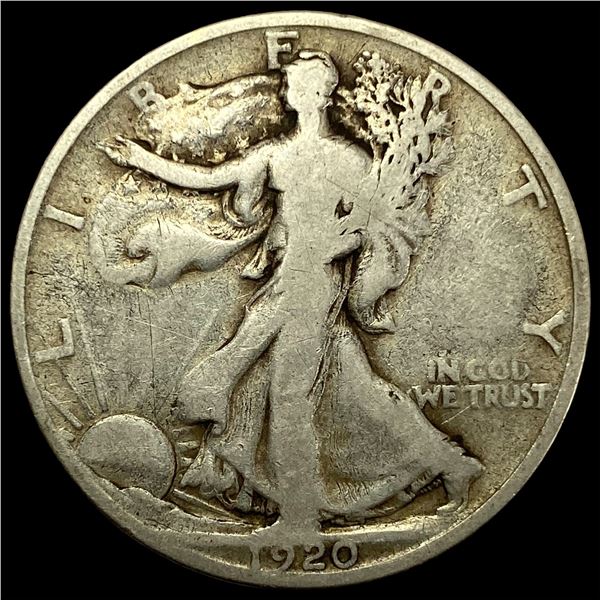 1920-D Walking Liberty Half Dollar NICE CIRC