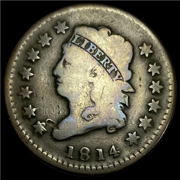 1814 Classic Head Large Cent NICELY CIRCULATED