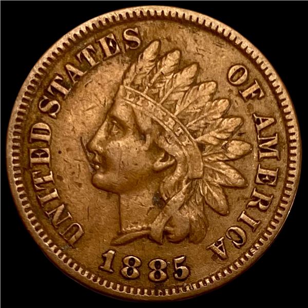1885 Indian Head Cent NEARLY UNCIRCULATED