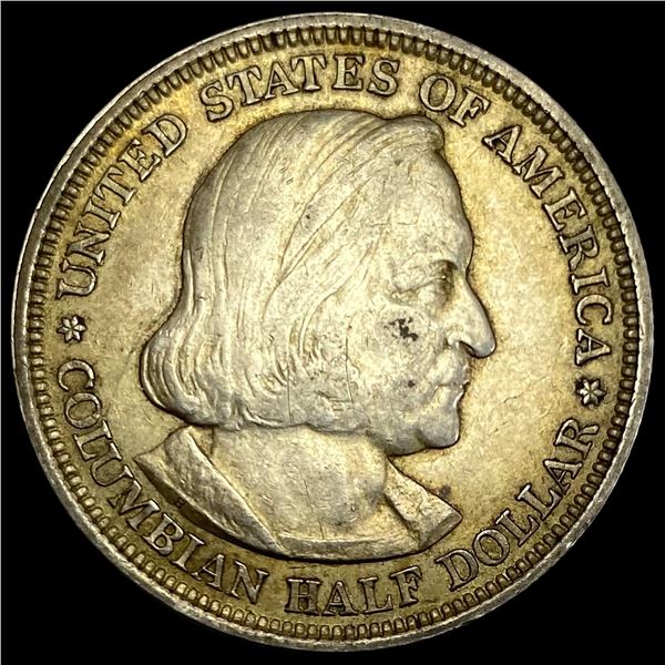 1893 Silver Columbian Half Dollar CLOSELY UNCIRCULATED