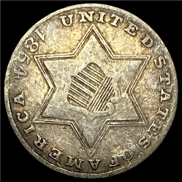 1851 Silver Three-Cent Piece NICELY CIRCULATED