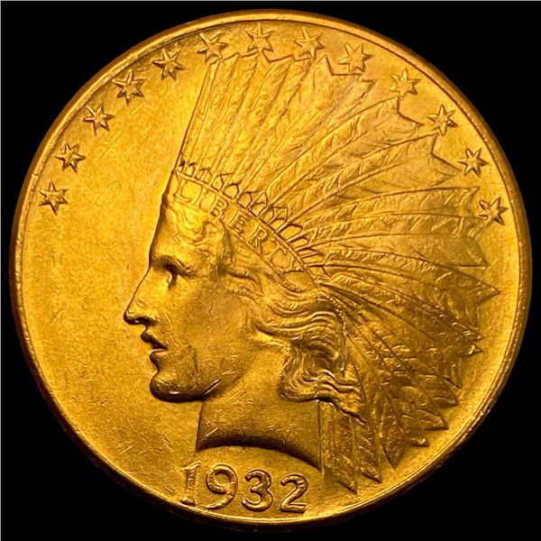 1932 Indian Head $10 Eagle Gold Coin UNCIRCULATED