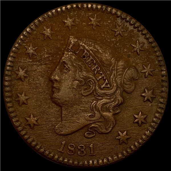 1831 Coronet Head Large Cent HIGH GRADE