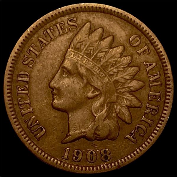 1908-S Indian Head Cent LIGHTLY CIRCULATED