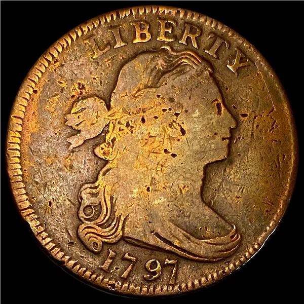 1797 Copper Draped Bust Large Cent NICELY CIRCULATED