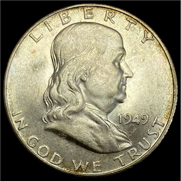 1949-S Silver Half Dollar Franklin CHOICE BU