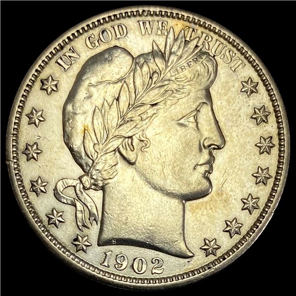 1902 Barber Half Dollar UNCIRCULATED