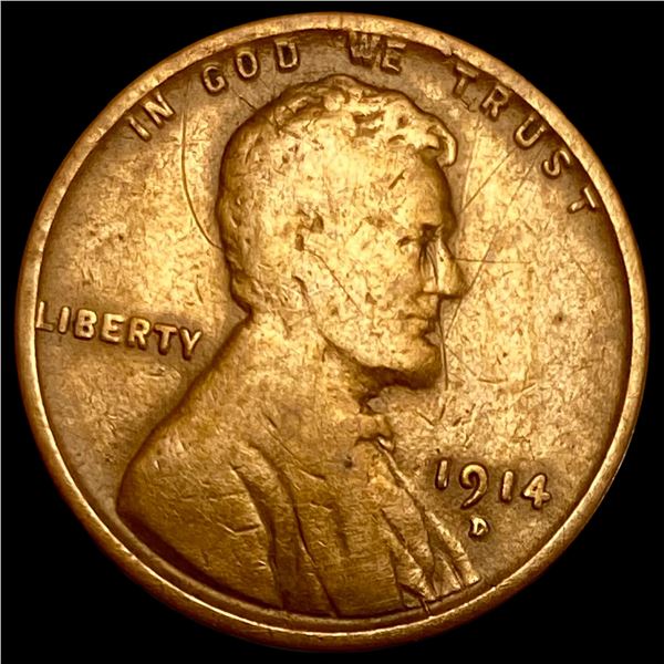 1914-D Lincoln Wheat Cent NICELY CIRCULATED