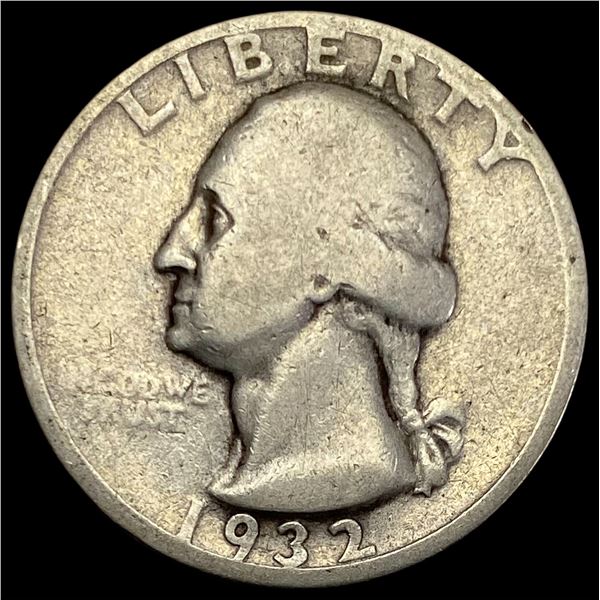 1932-D Silver Washington Quarter NICELY CIRCULATED