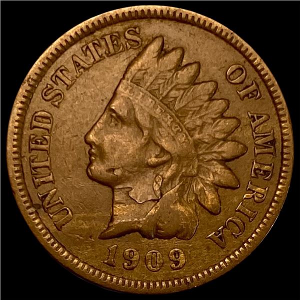 1909-S Indian Head Cent LIGHTLY CIRCULATED
