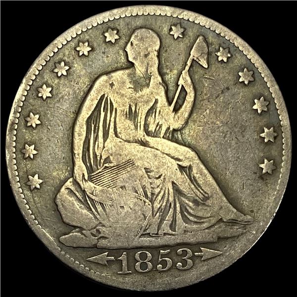 1853 Arrows Seated Liberty Half Dollar SUPERB GEM BU
