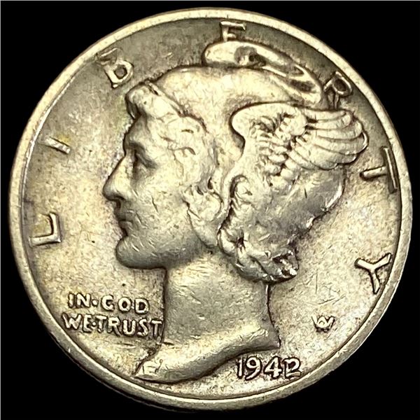 1942/1 Mercury Dime NEARLY UNCIRCULATED