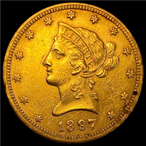 1897-S Gold $10 Liberty Head Eagle UNCIRCULATED