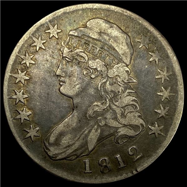 1812 Capped Bust Half Dollar LIGHTLY CIRCULATED