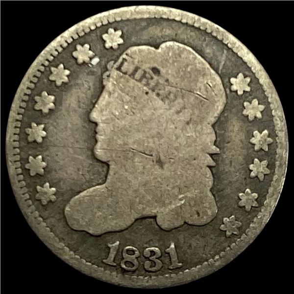 1831 Capped Bust Silver Half Dime NICELY CIRCULATED