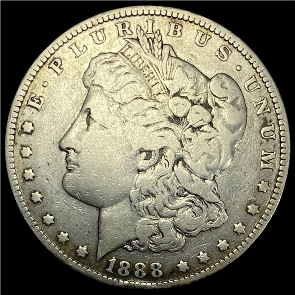 1888-O Hot Lips Silver Morgan Dollar CIRC