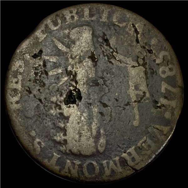 1817 Argentina Copper 10 Decimos NICELY CIRCULATED