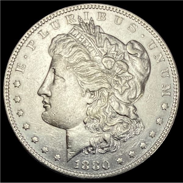 1880-S Silver Morgan Dollar CLOSELY UNCIRCULATED