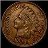 Image 1 : 1901 Indian Head Cent CLOSELY UNCIRCULATED