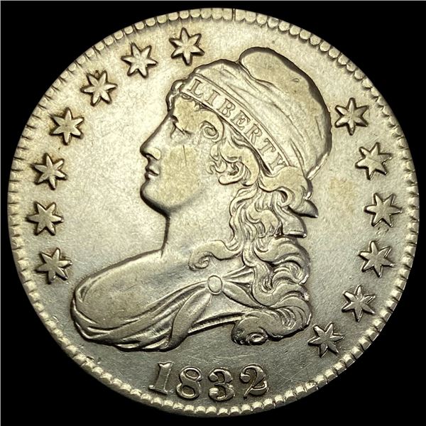 1832 Capped Bust Half Dollar NEARLY UNCIRCULATED