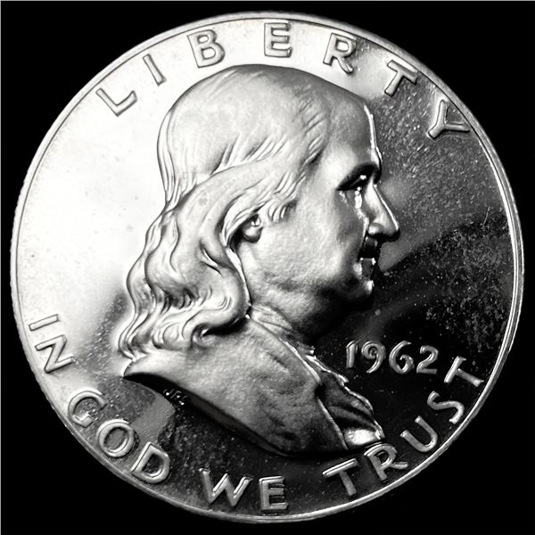 1962 Franklin Silver Half Dollar GEM PROOF
