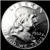 Image 1 : 1962 Franklin Silver Half Dollar GEM PROOF