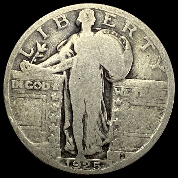 1925 Standing Liberty Silver Quarter NICELY CIRCULATED